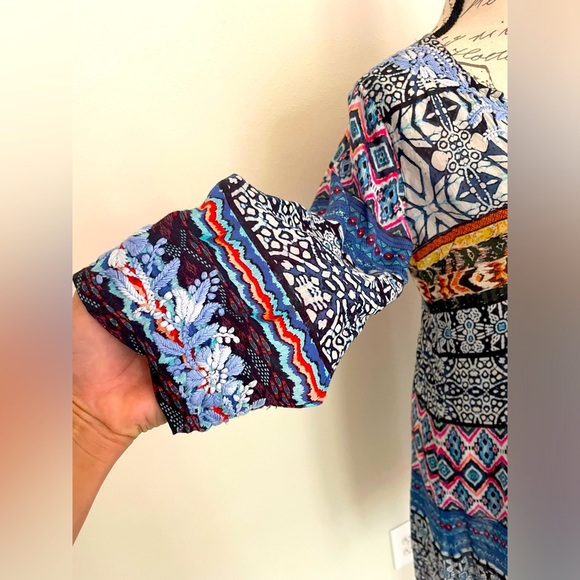 🥰 Amaya beautiful tunic dress size 36 small EUC ❤️ - Picture 2 of 6